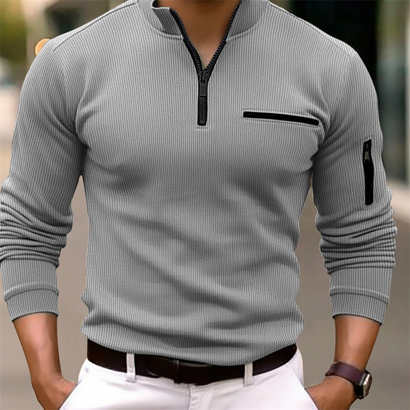 Augustus | Long-Sleeved Shirt with Zipper