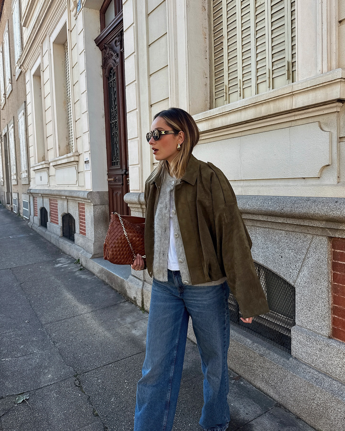 Maven Suede Bomber Jacket