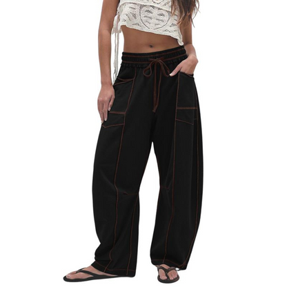 Lexxara™ High-Waisted Barrel Pants