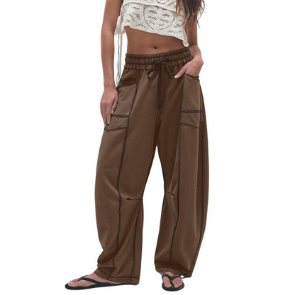 Lexxara™ High-Waisted Barrel Pants