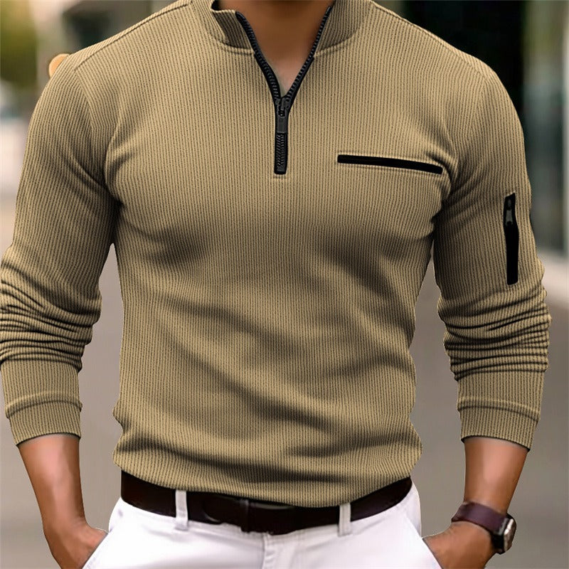 Augustus | Long-Sleeved Shirt with Zipper