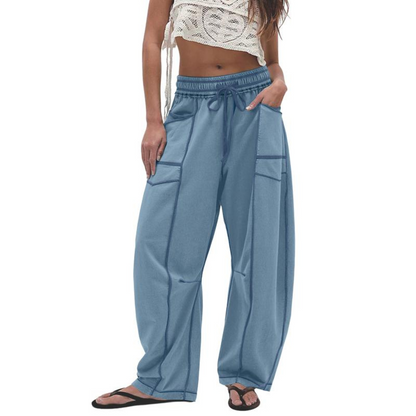 Lexxara™ High-Waisted Barrel Pants