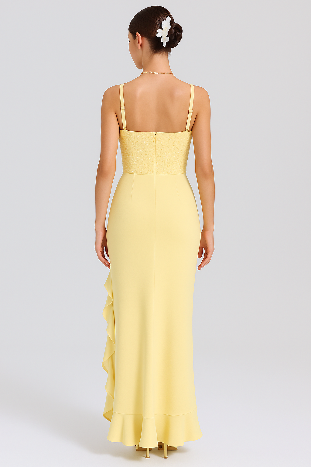 Bella™ | Ruffled Satin Corset Dress