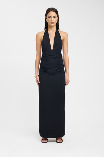 Sariah™ | Elegant Halter Maxi Dress