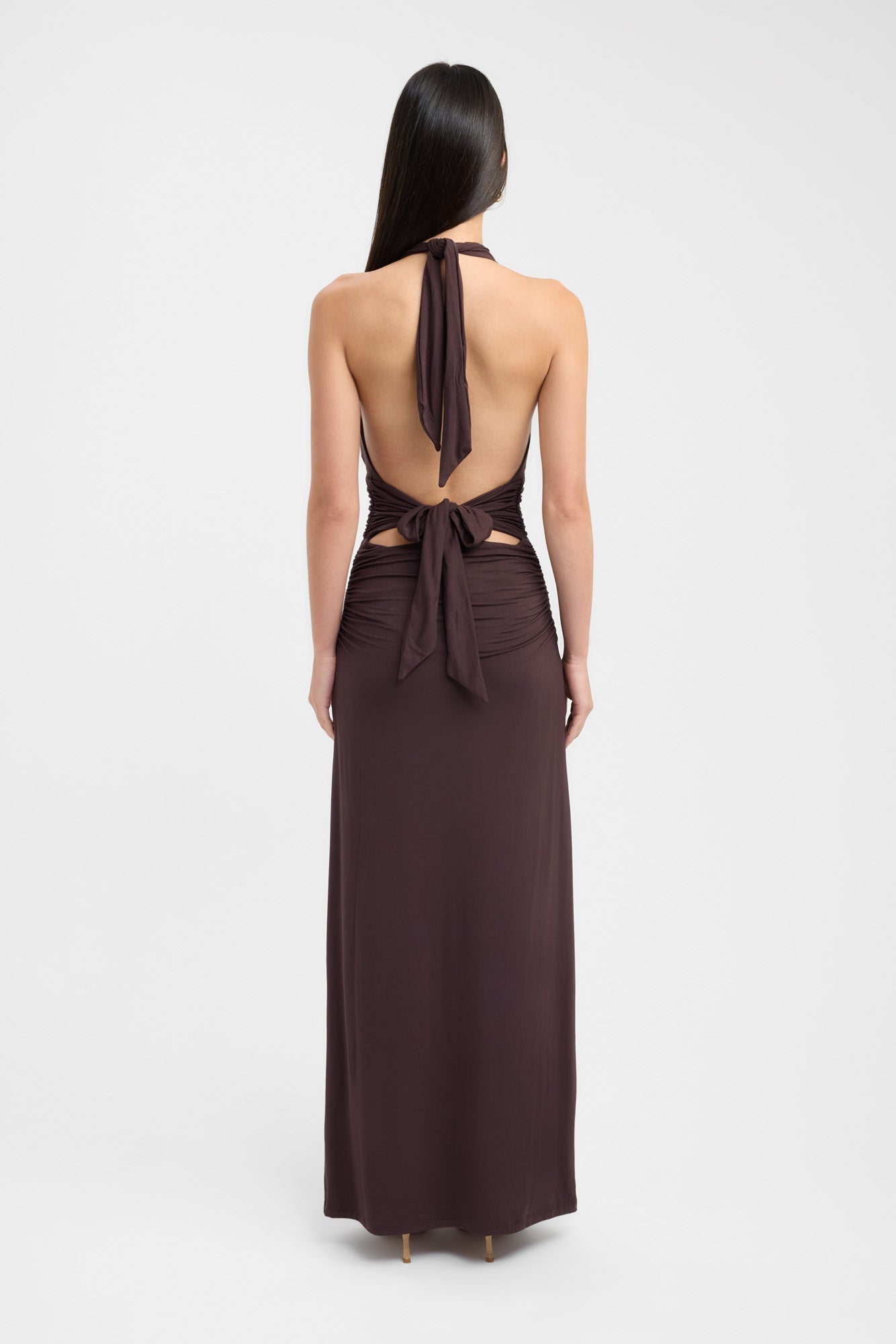 Sariah™ | Elegant Halter Maxi Dress