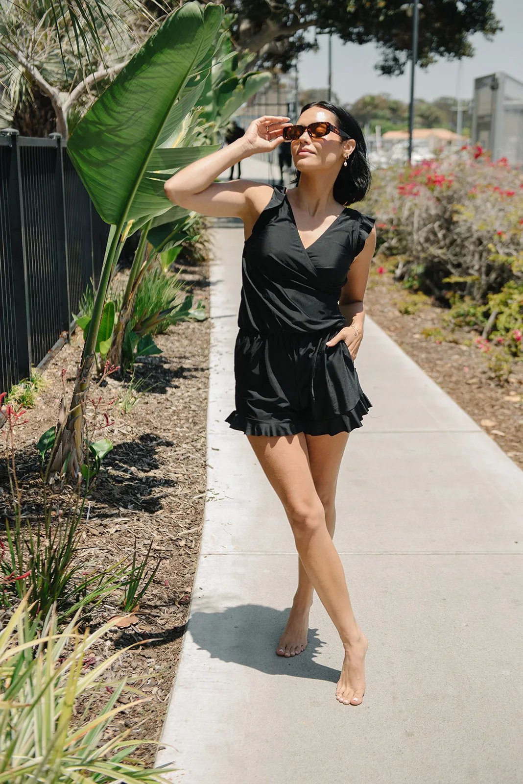 Anouk - Swimsuit w/ Ruffles and Chest Support