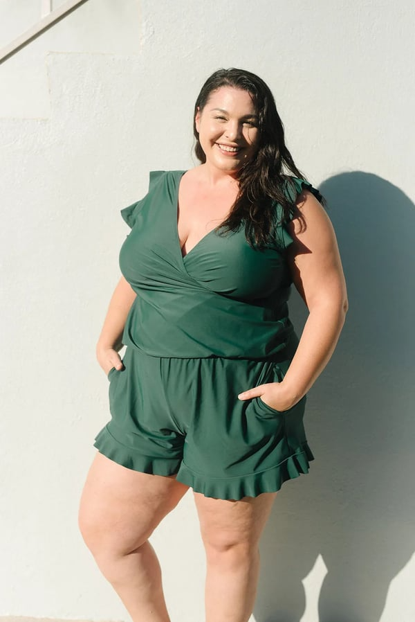 Anouk - Swimsuit w/ Ruffles and Chest Support